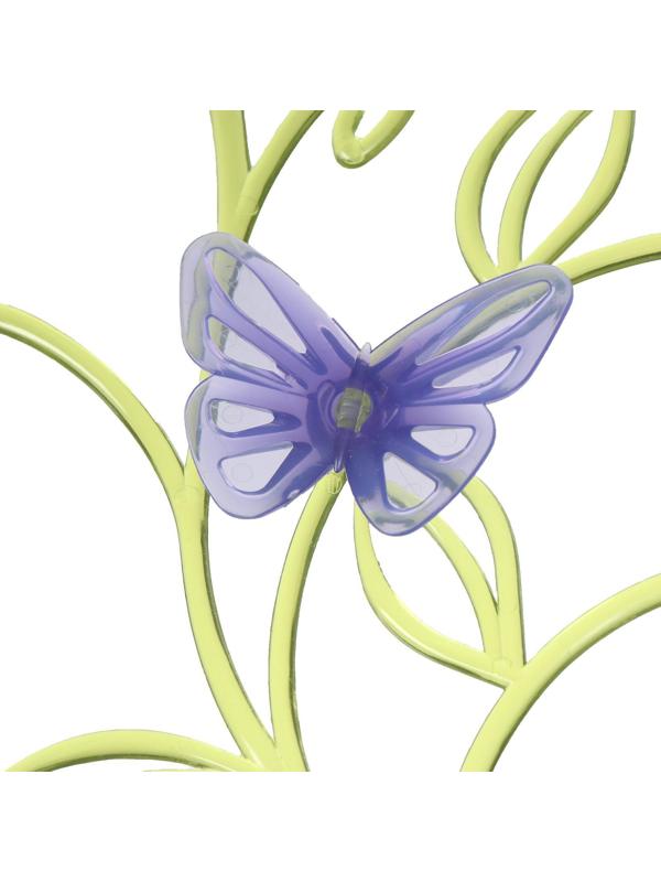 Шпалера, 37 × 19 × 0.5 см, пластик, цвет МИКС, «Бабочка на ветке», Greengo