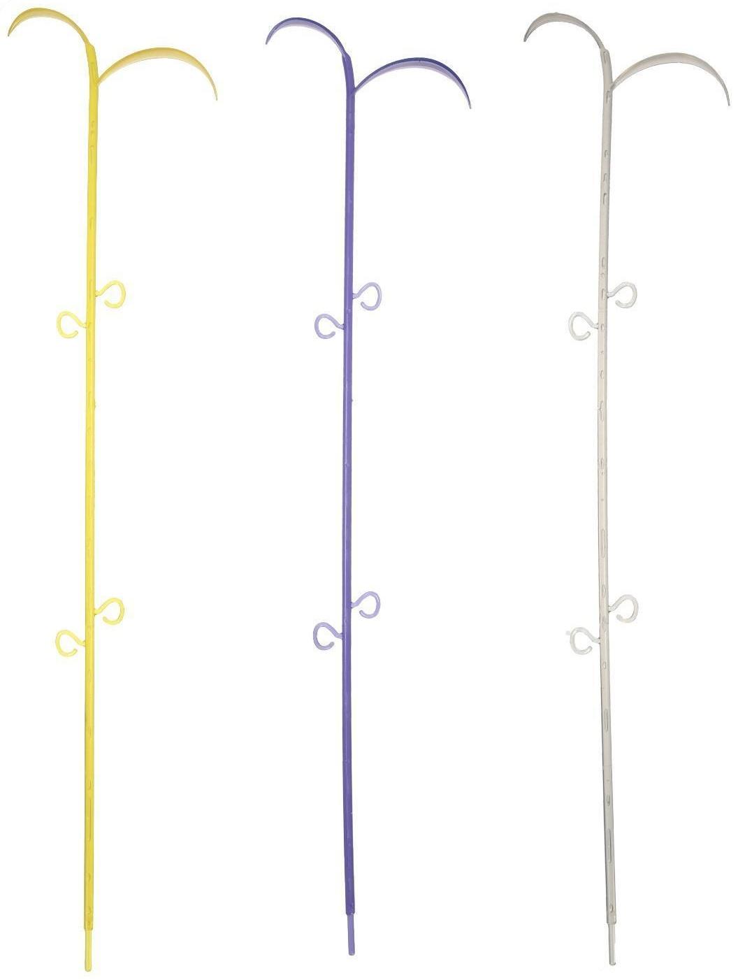 Поддержка для орхидей, 60 × 14 × 1 см, пластик, цвет МИКС, «Пальма»