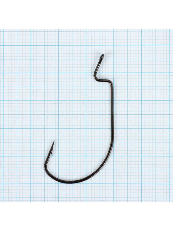 Крючки офсетные YUGANA Wide range worm №2/0, 3 шт в упак.