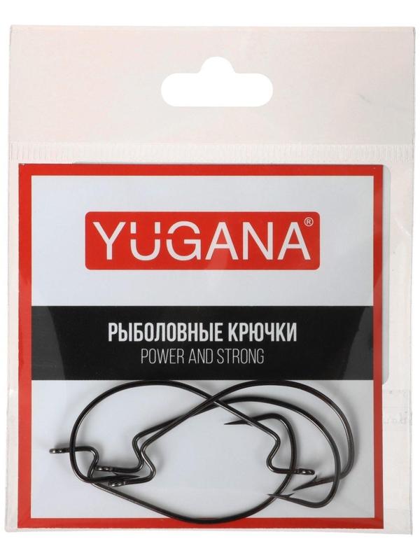 Крючки офсетные Wide range worm №1/0, 4 шт. в упаковке