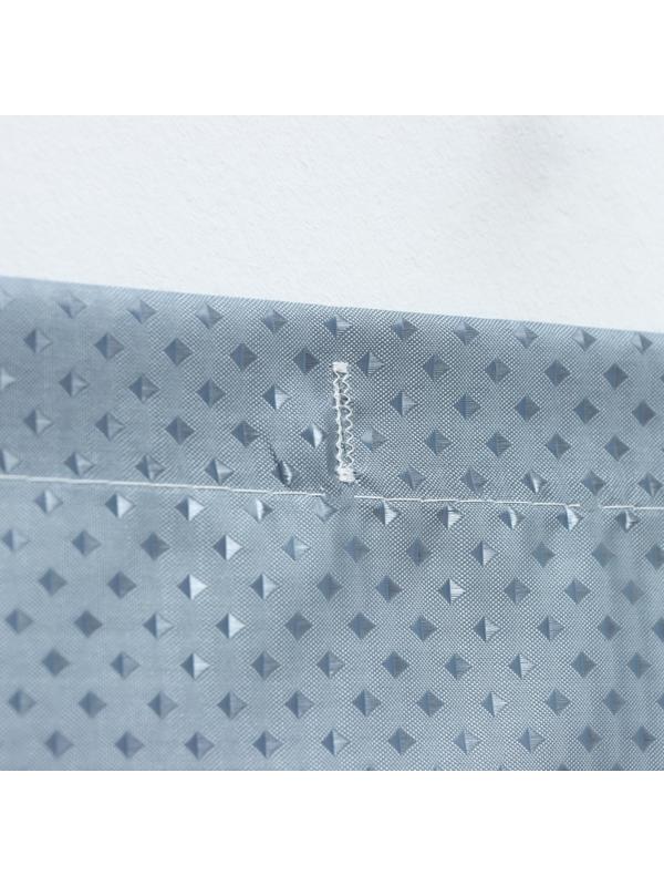 Штора для ванны Доляна «Орион», 180×180 см, полиэстер, цвет серый