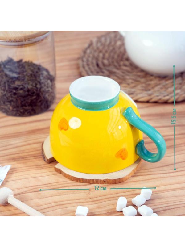 Кружка детская «Купидон Дино», 400 мл