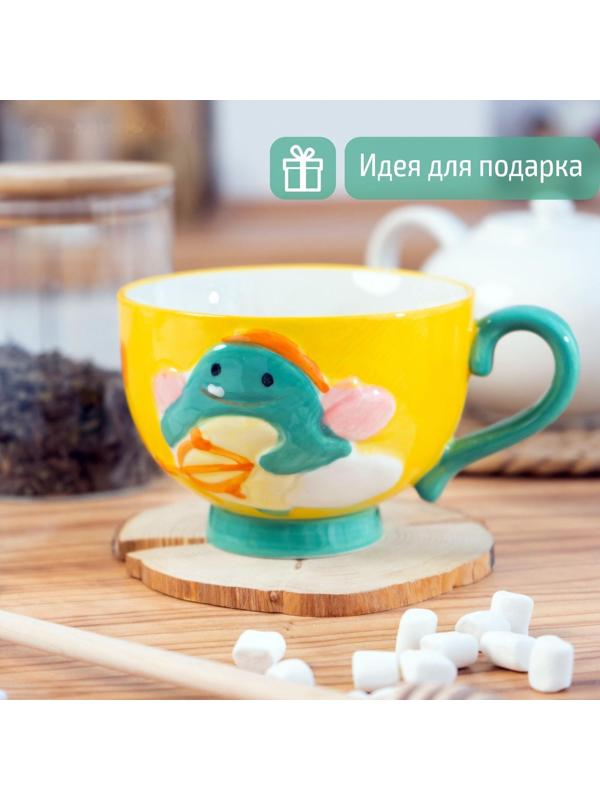 Кружка детская «Купидон Дино», 400 мл