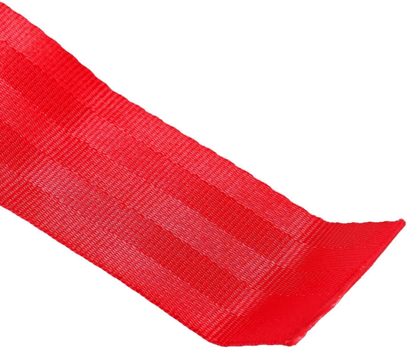 Нейлоновая лента, ремень 4.8 см × 5 м, красный