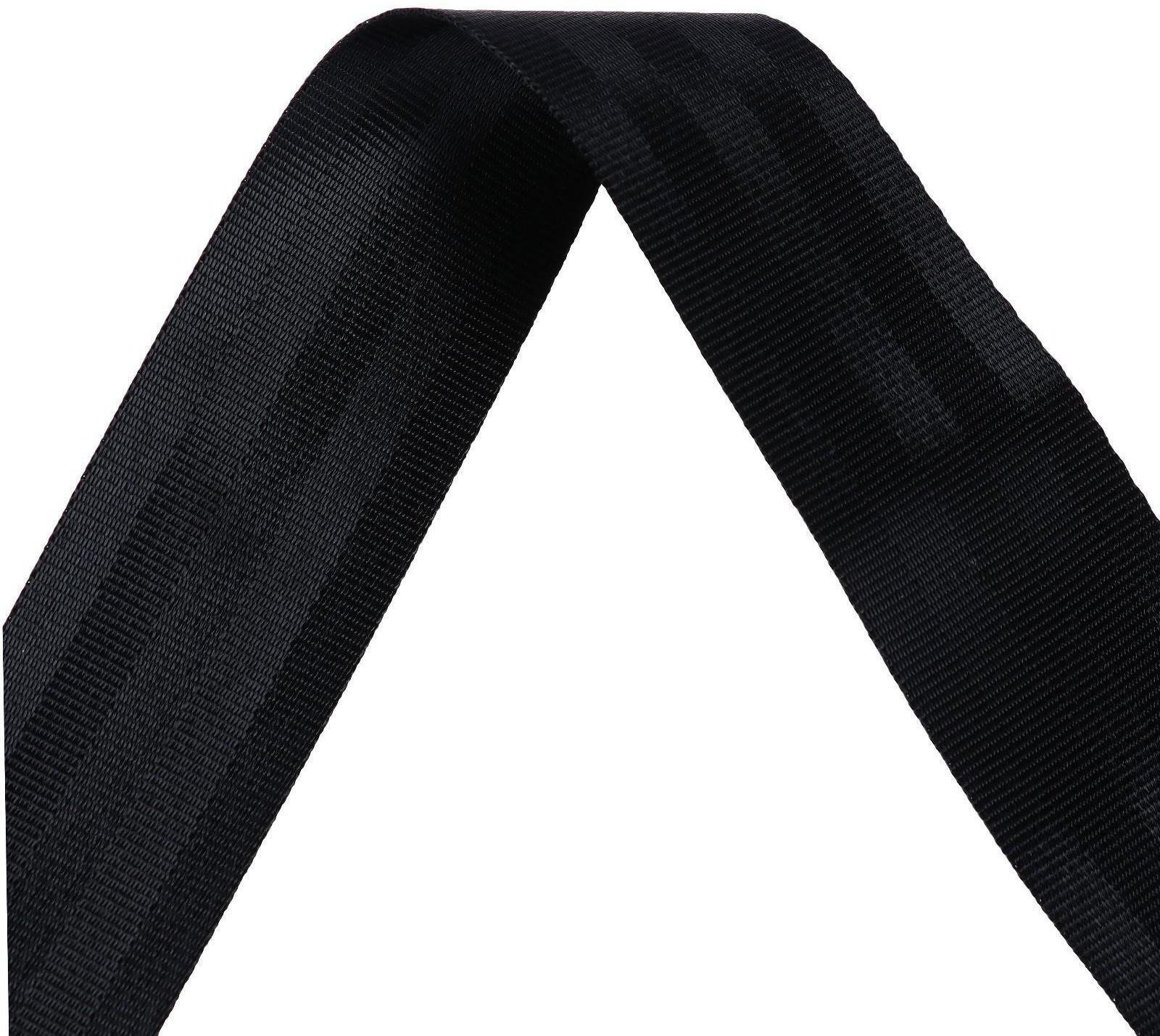 Нейлоновая лента, ремень 4.8 см × 3 м, черный
