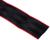 Нейлоновая лента, ремень 4.8 см × 5 м, черный с красным кантом