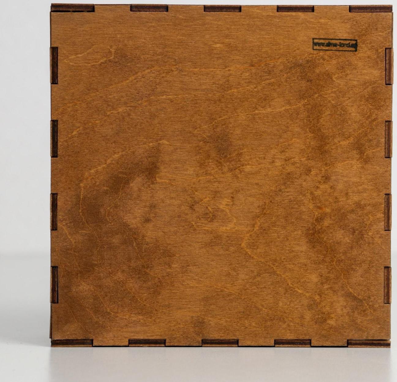 Ящик деревянный «Сила», 15,5 × 15,5 × 5,5 см