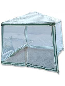 Шатер садовый 3*3м белый, закрытый