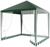 Шатер садовый 3*3м зеленый, закрытый