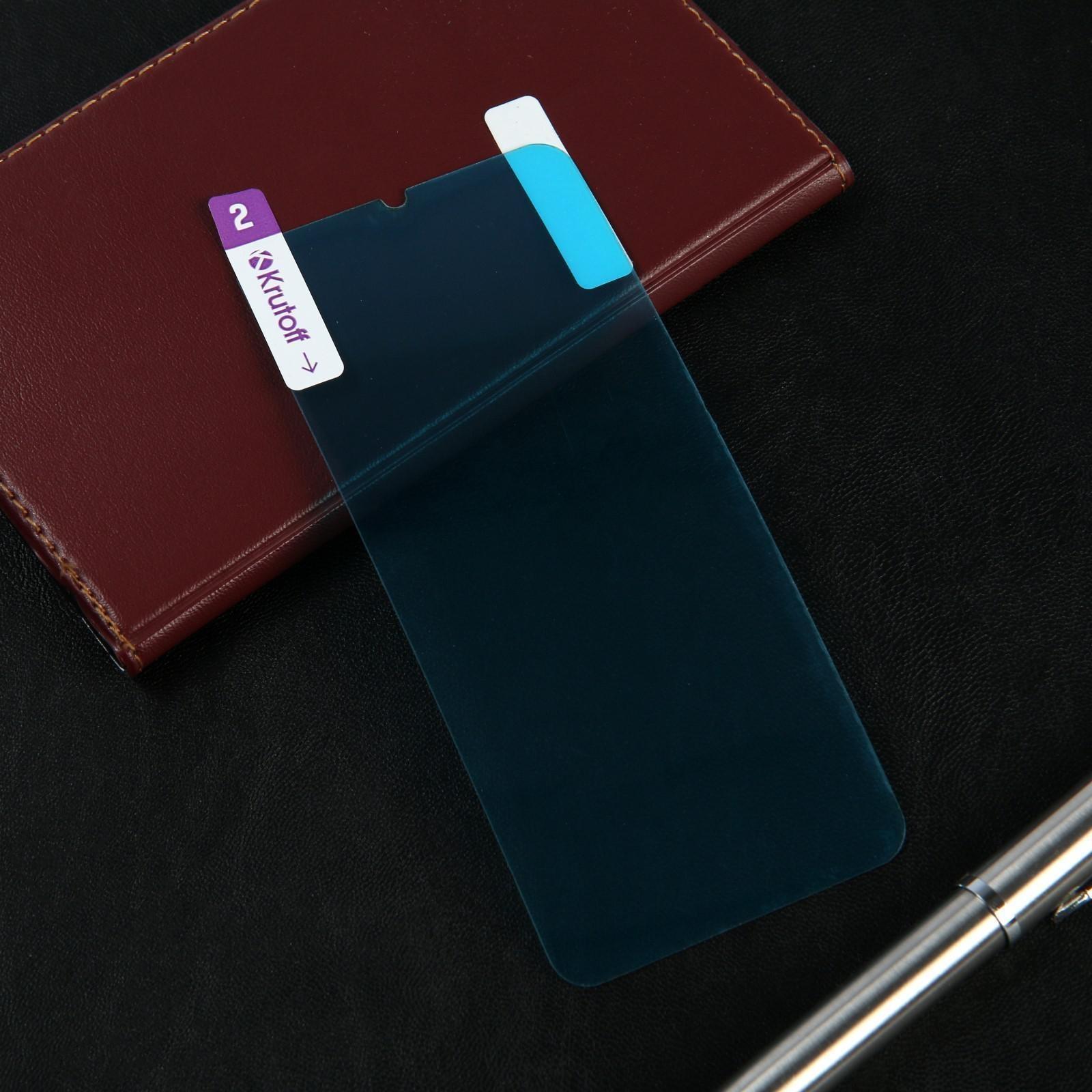 Защитное стекло Krutoff, для Samsung Galaxy A20e, гибридное, полный клей