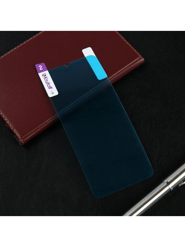 Защитное стекло Krutoff, для Samsung Galaxy A20e, гибридное, полный клей