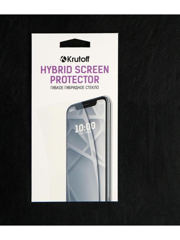 Защитное стекло Krutoff, для Samsung Galaxy A20e, гибридное, полный клей