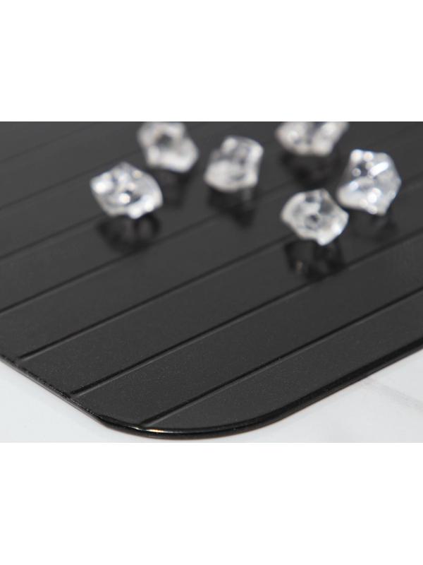 Противень для разморозки продуктов Доляна, 29,5×20,5 см, цвет чёрный