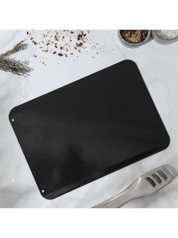 Противень для разморозки продуктов Доляна, 29,5×20,5 см, цвет чёрный