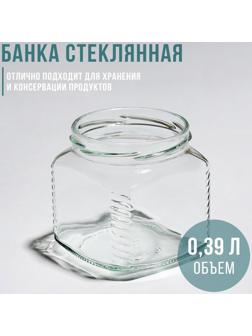 Банка стеклянная, 390 мл, ТО-82 мм, для консервирования