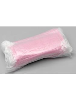 Маска медицинская, четырёхслойная, 50 штук в упаковке, розовая