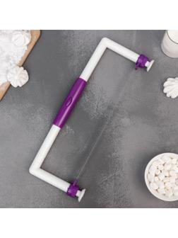 Струна для нарезки бисквита складная, 36×13×2 см, цвет МИКС