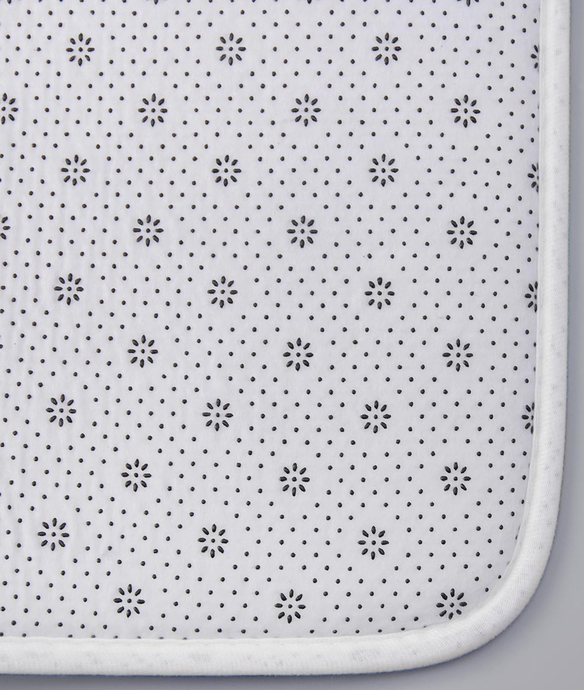 Коврик Доляна «Камень», 50×80 см, цвет белый