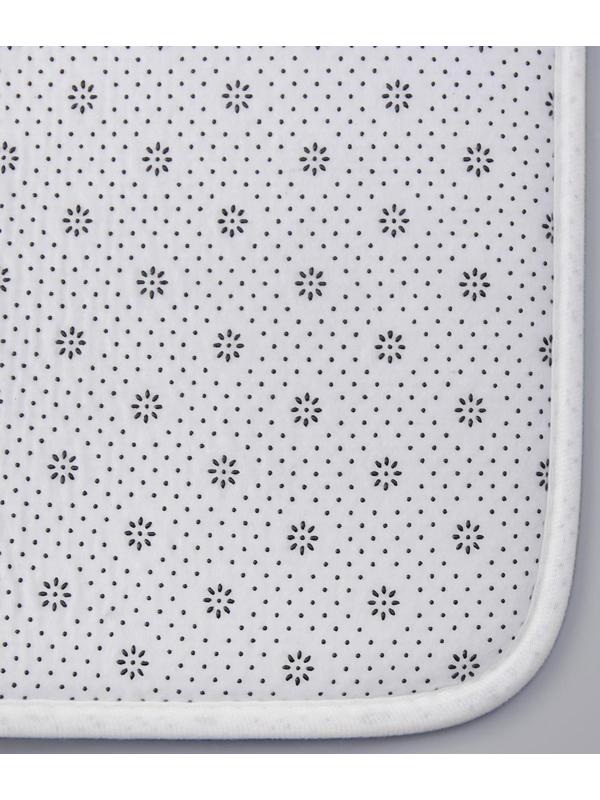 Коврик Доляна «Камень», 50×80 см, цвет белый