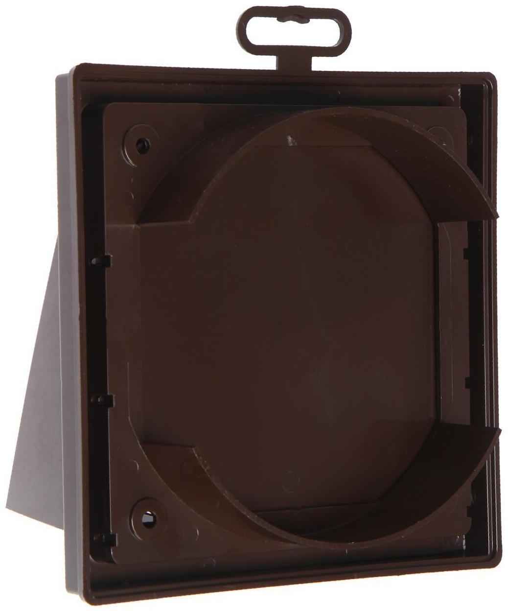 Выход стенной ERA 1515К12,5ФВ кор, с обратным клапаном, с фланцем d=125 мм, коричневый