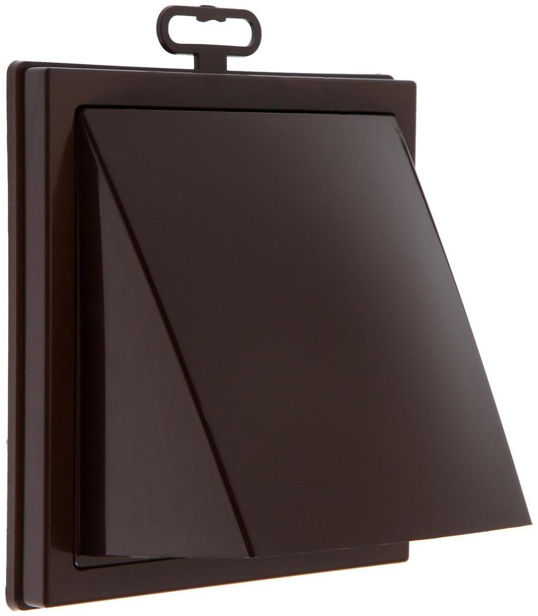 Выход стенной ERA 1515К12,5ФВ кор, с обратным клапаном, с фланцем d=125 мм, коричневый