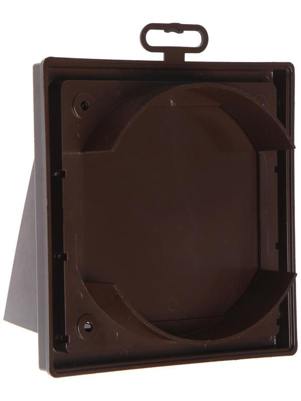 Выход стенной ERA 1515К12,5ФВ кор, с обратным клапаном, с фланцем d=125 мм, коричневый