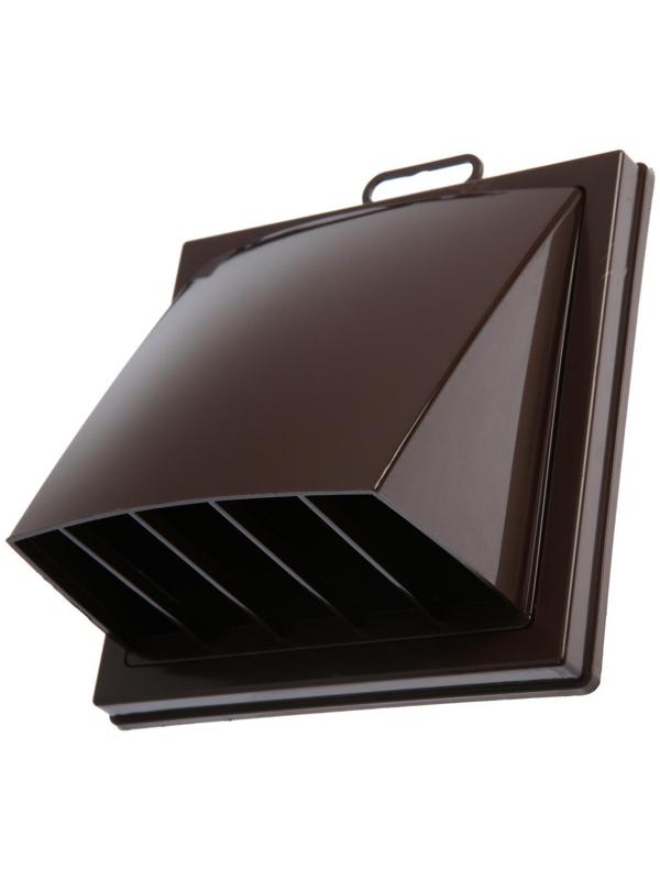 Выход стенной ERA 1515К12,5ФВ кор, с обратным клапаном, с фланцем d=125 мм, коричневый