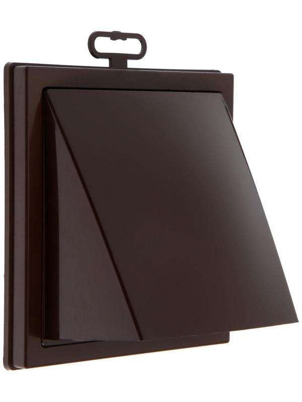 Выход стенной ERA 1515К12,5ФВ кор, с обратным клапаном, с фланцем d=125 мм, коричневый