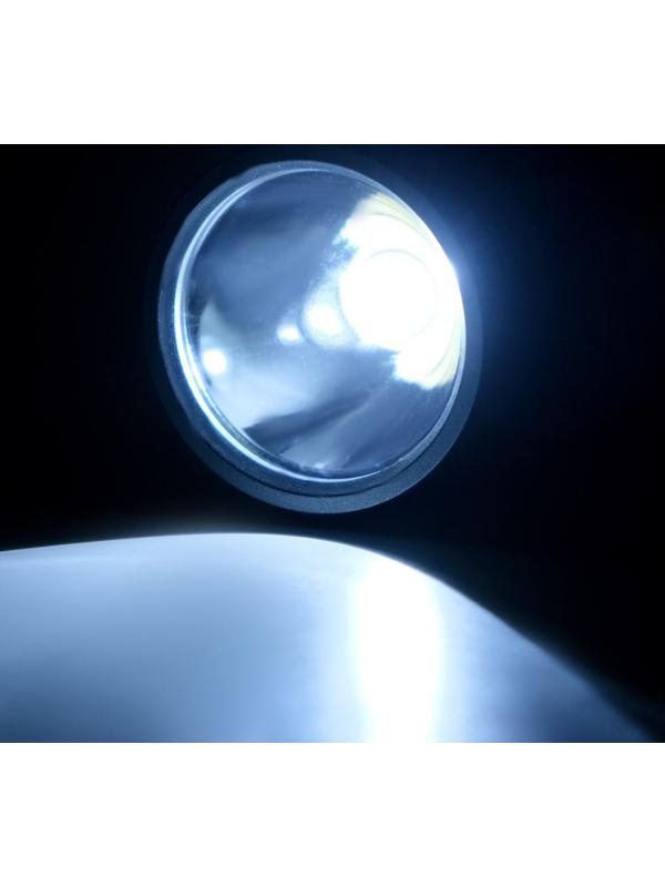 Фонарь ручной аккумуляторный, 3 и 1.5 Вт, 1200 мАч, USB, COB , 4 режима, индикатор заряда