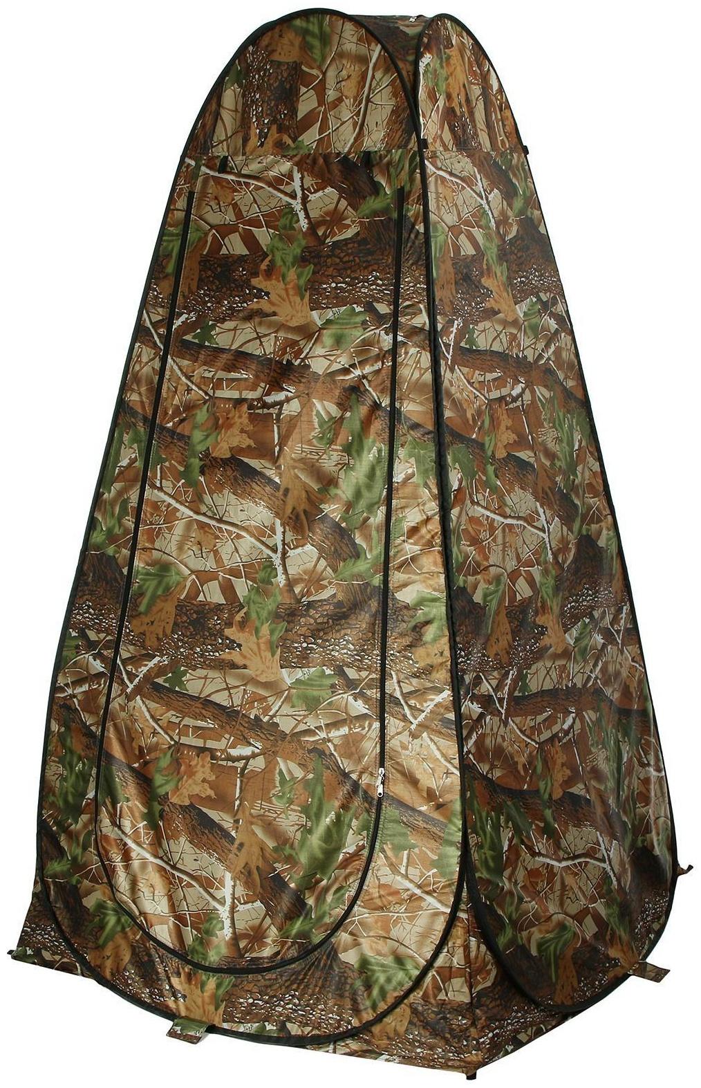 Палатка туристическая, самораскрывающаяся для душа 120 х 120 х 195 см, цвет хаки