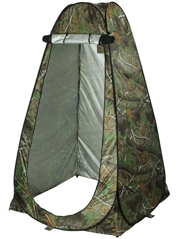 Палатка туристическая, самораскрывающаяся для душа 120 х 120 х 195 см, цвет хаки