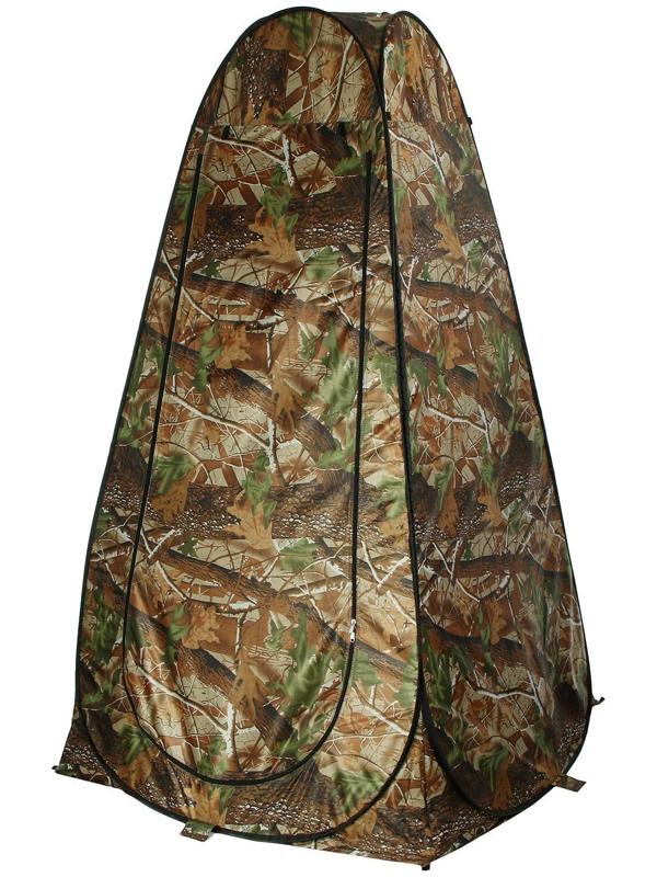 Палатка туристическая, самораскрывающаяся для душа 120 х 120 х 195 см, цвет хаки