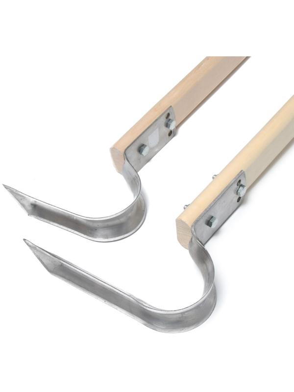 Набор плоскорезов, 2 предмета: большой и маленький, режущая часть 15 и 10 см, «Пышка комбинированная»