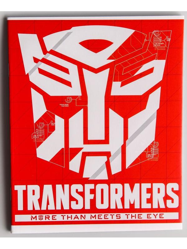 Тетрадь 48 листов в клетку, картонная обложка, Трансформеры / 1 шт.