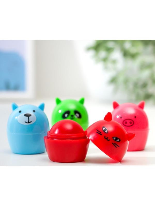 Бальзам для губ «Зверята», микс цветов и ароматов