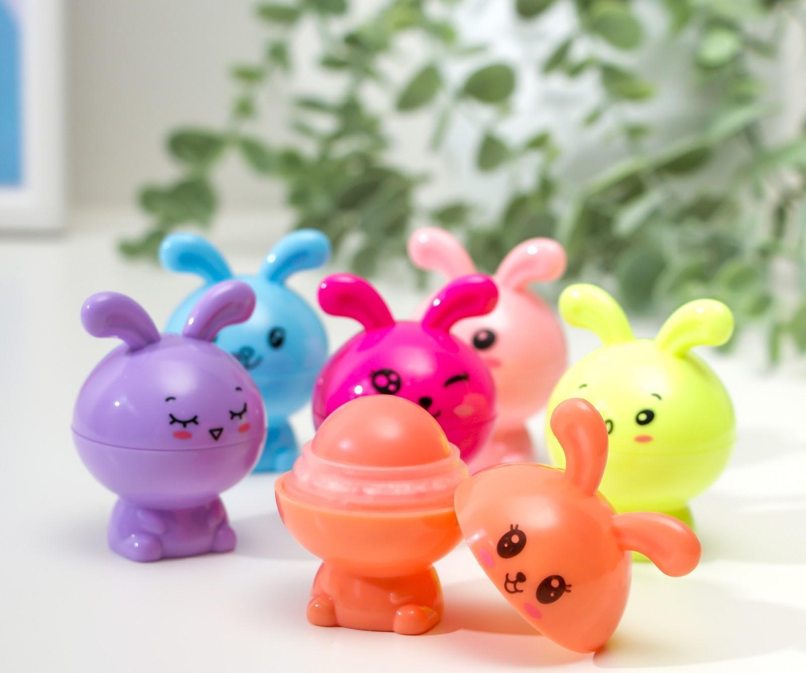 Бальзам для губ «Кролик», микс цветов и ароматов