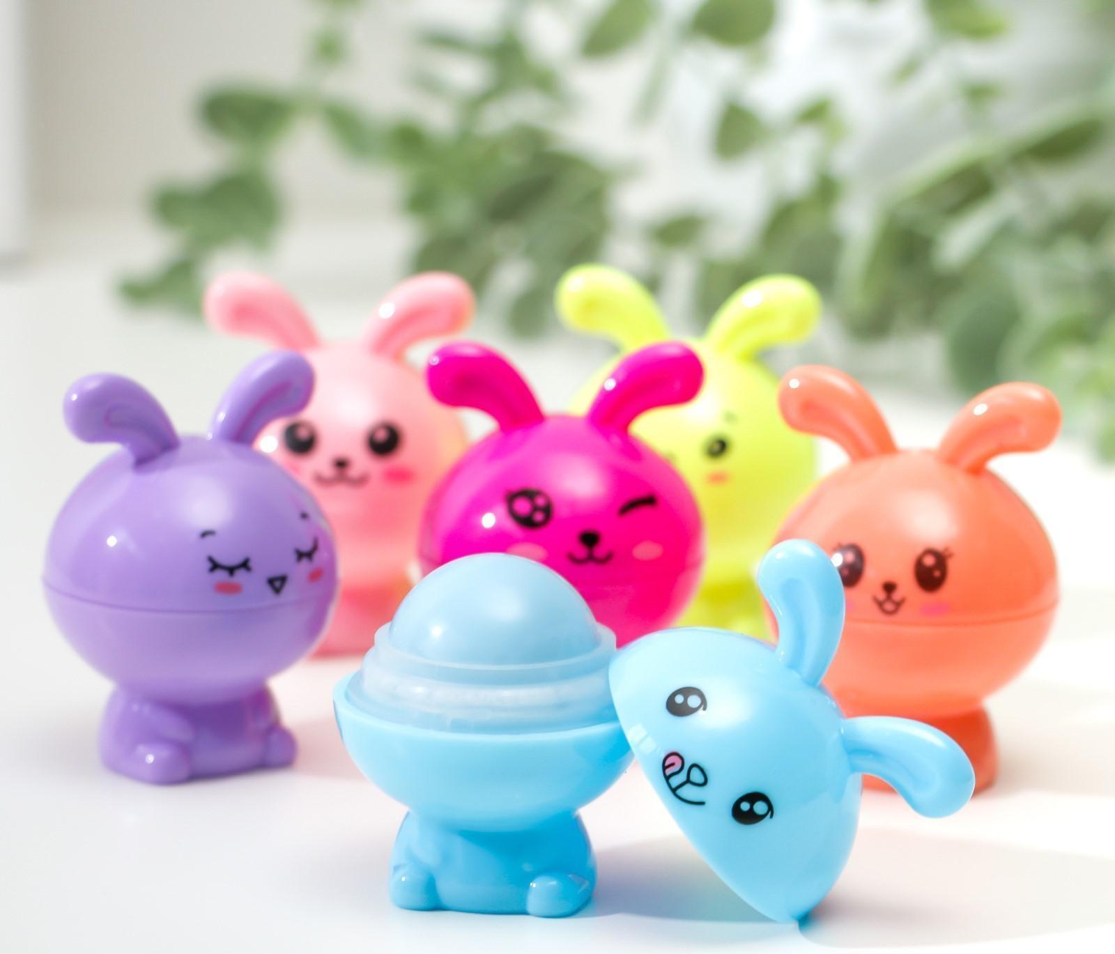 Бальзам для губ «Кролик», микс цветов и ароматов