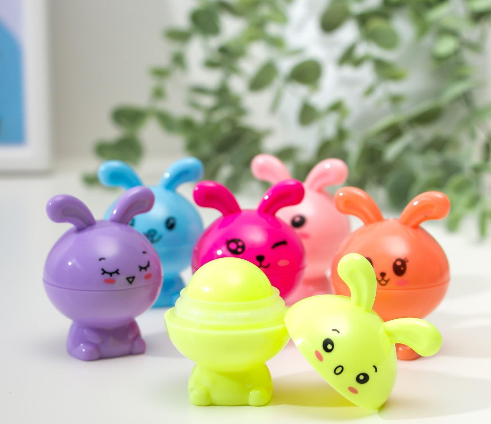 Бальзам для губ «Кролик», микс цветов и ароматов