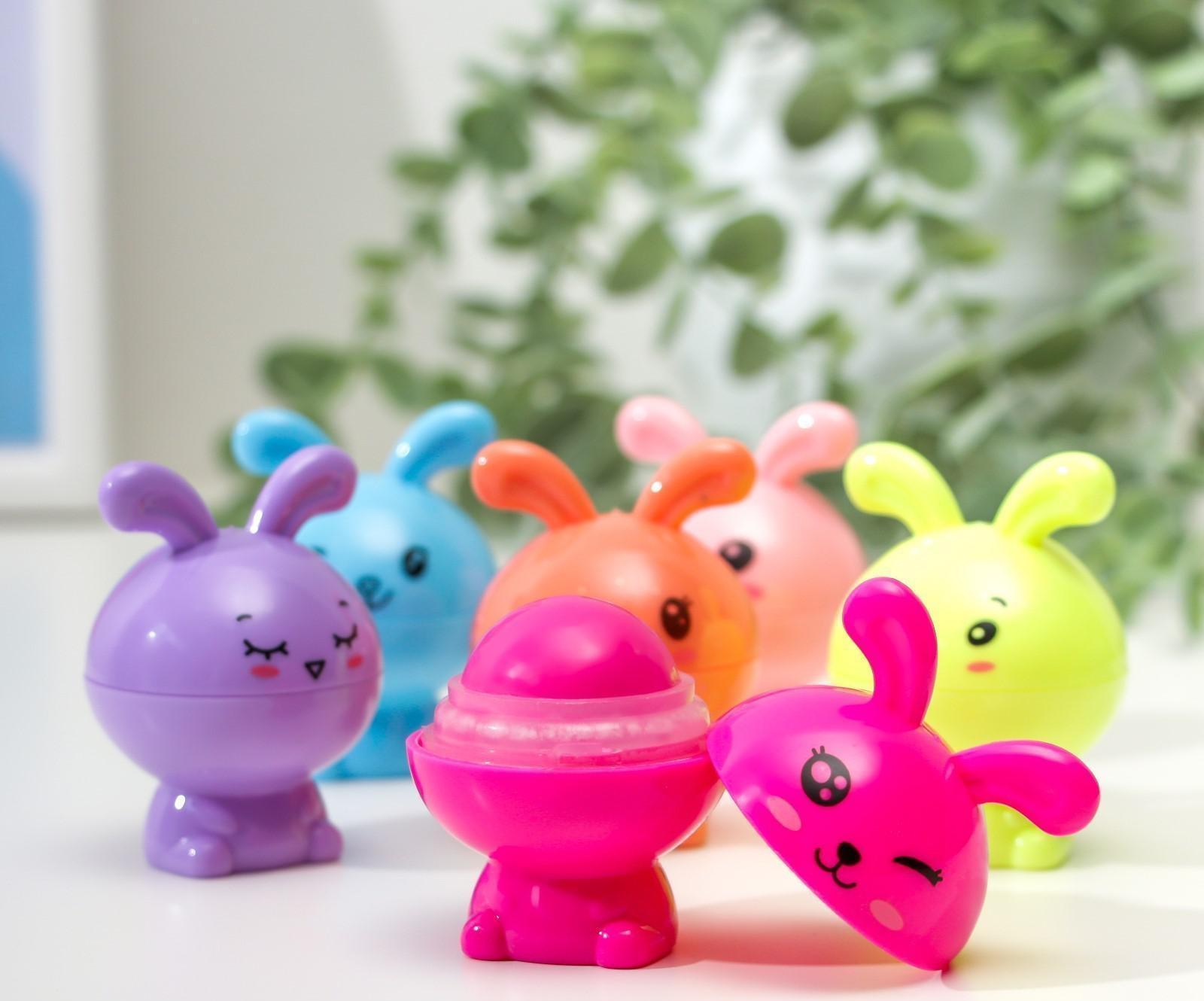 Бальзам для губ «Кролик», микс цветов и ароматов