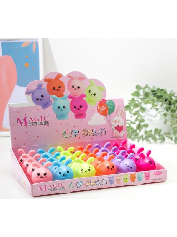 Бальзам для губ «Кролик», микс цветов и ароматов