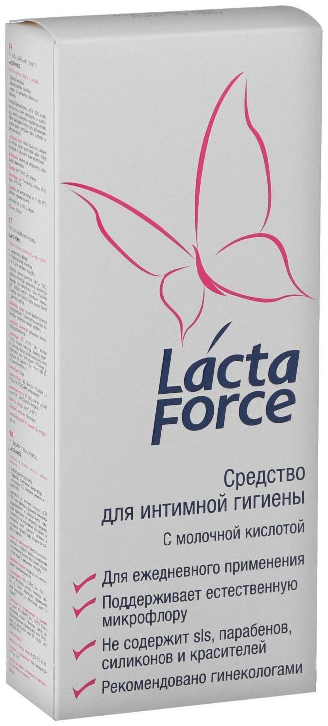Средство для интимной гигиены 911 Lactaforce с молочной кислотой, 200 мл