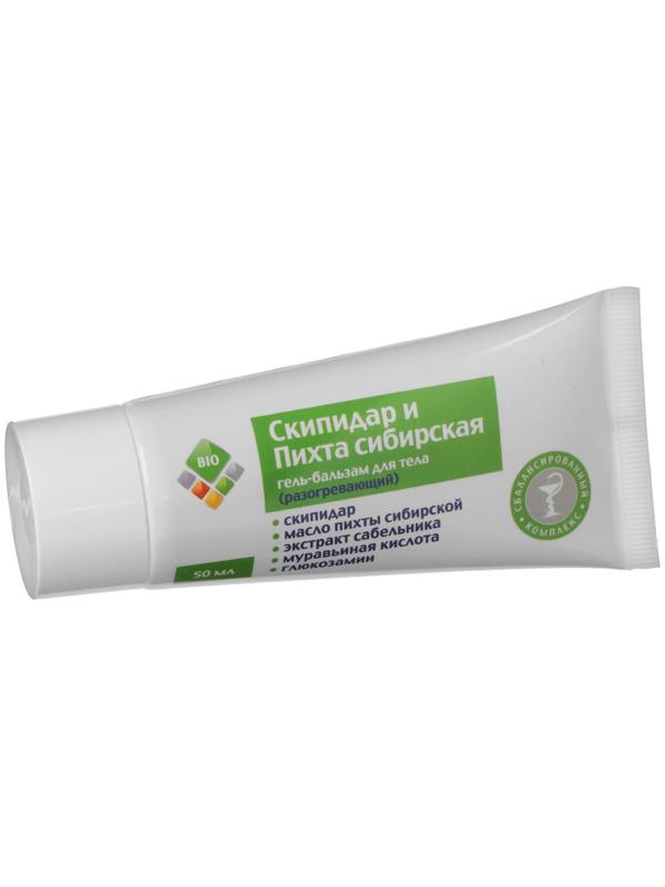 Гель бальзам для тела BIO скипидар и пихта сибирская, 50 мл