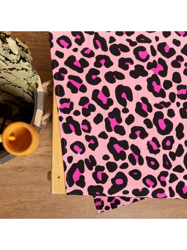 Простыня для бани Leopard 150х180±5 см, 100% хлопок, вафельное полотно, 160 гр/м2
