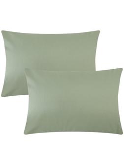 Комплект наволочек Этель 50х70 см - 2шт, тёмно-зелёный, 100% хлопок, поплин