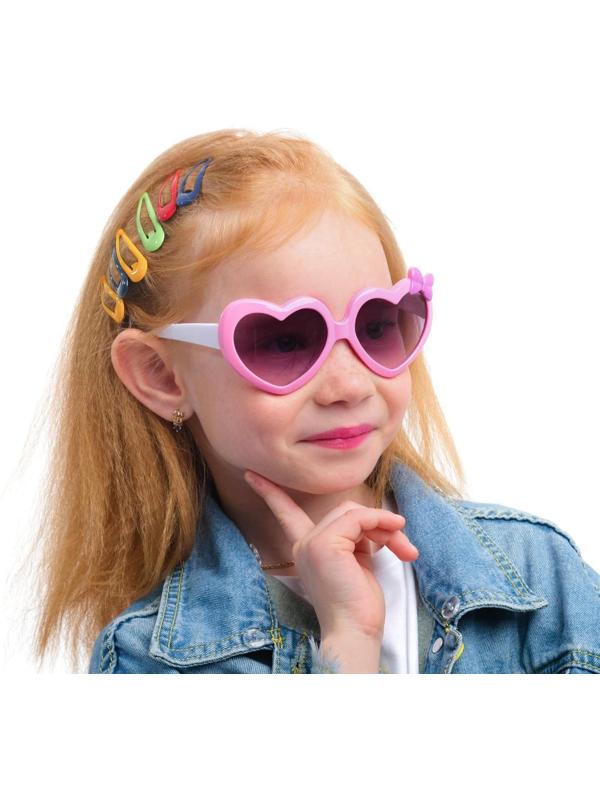 Очки солнцезащитные детские OneSun, uv 350, линза 5 х 6 см, ширина 13 см, дужка 13 см, микс