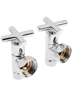 Вентиль угловой для полотенцесушителя TIM KV10-LFF042, вн.1