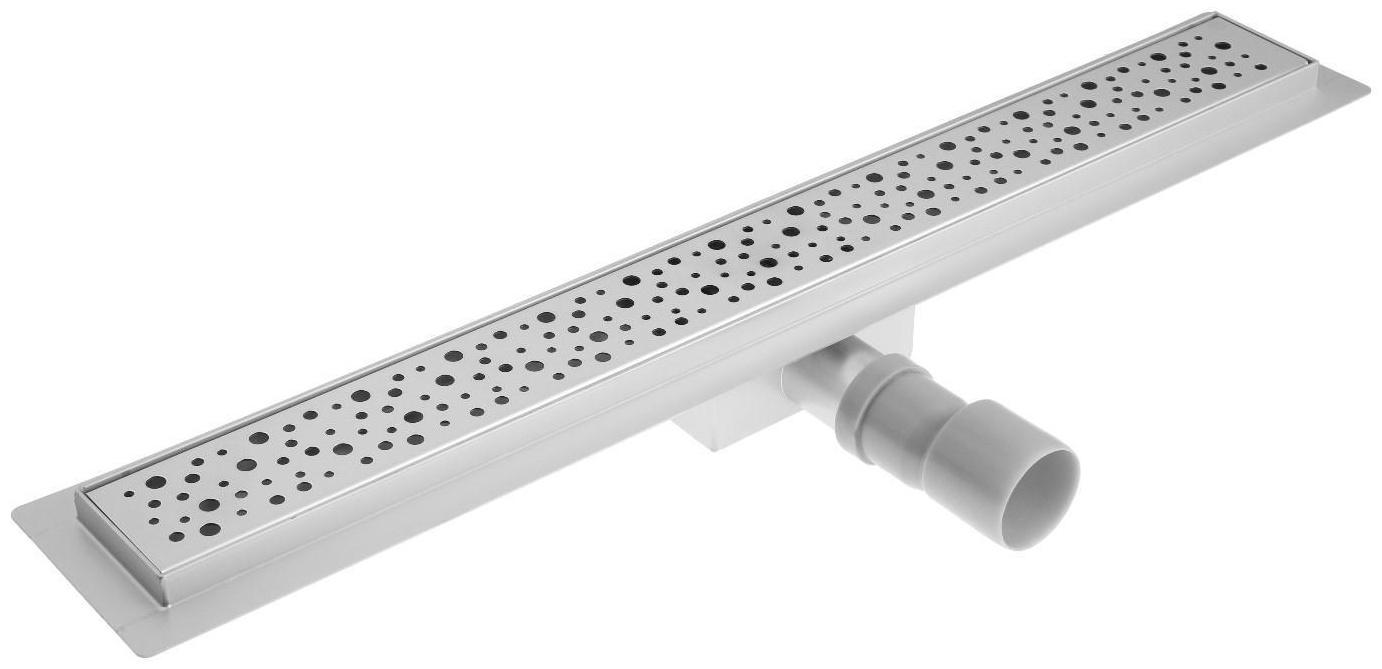 Трап TIM BAD416502, горизонтальный, 70 х 650 мм, гидро+сухая защита от запаха