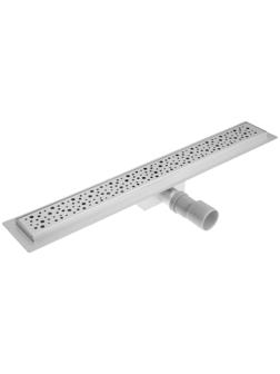 Трап TIM BAD416502, горизонтальный, 70 х 650 мм, гидро+сухая защита от запаха