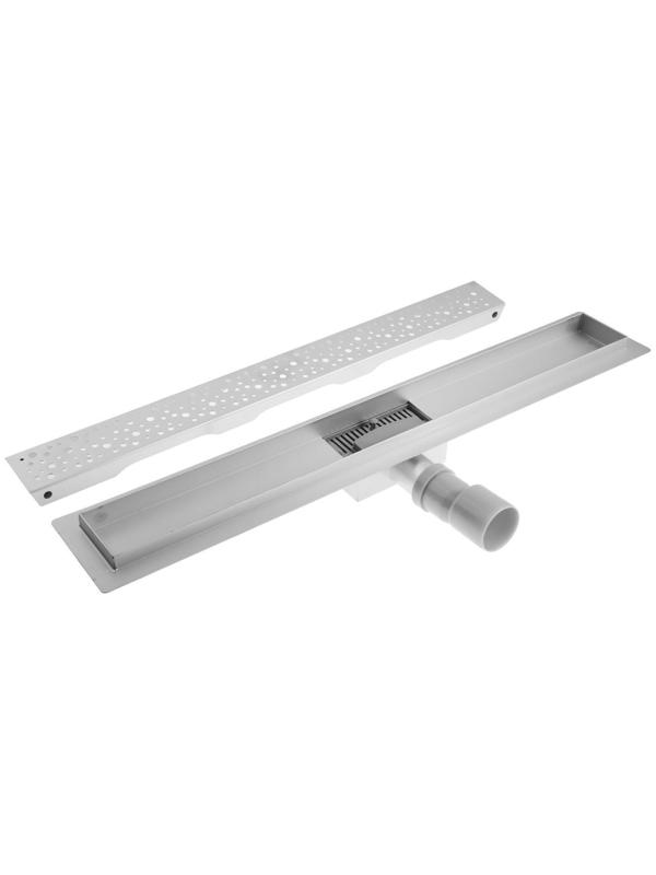 Трап TIM BAD416502, горизонтальный, 70 х 650 мм, гидро+сухая защита от запаха