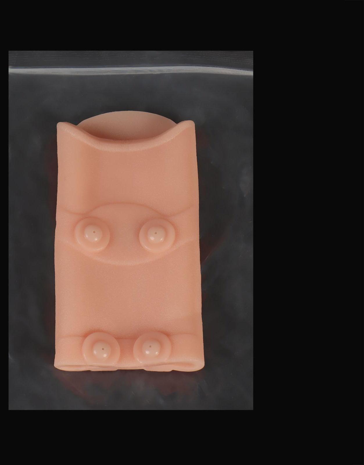 Силиконовый бандаж на голеностоп, с магнитами, 12,5 × 7 см, цвет бежевый